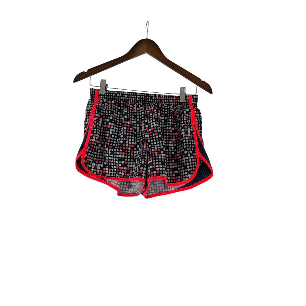 Lot 3 Under Armour Nike Soffe Running Shorts Womens Medium Polka Dot Floral Geo - Picture 1 of 12